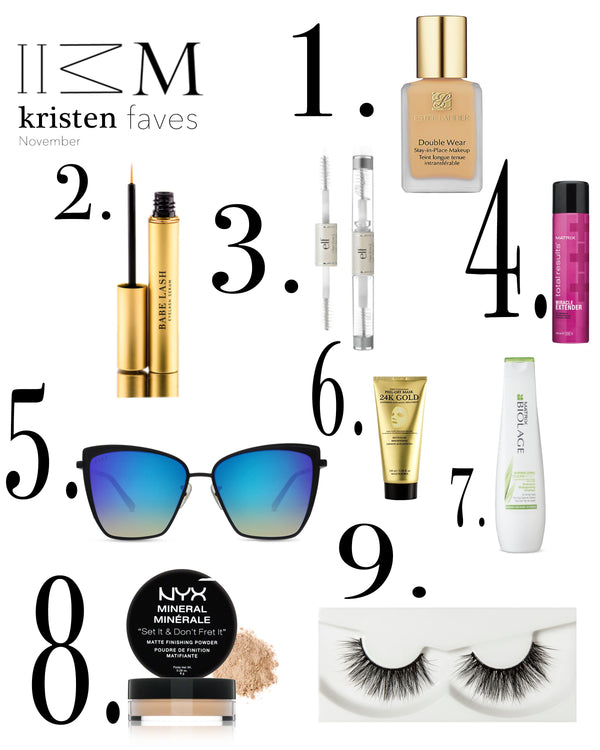 Kristen's favorite and affordable beauty products