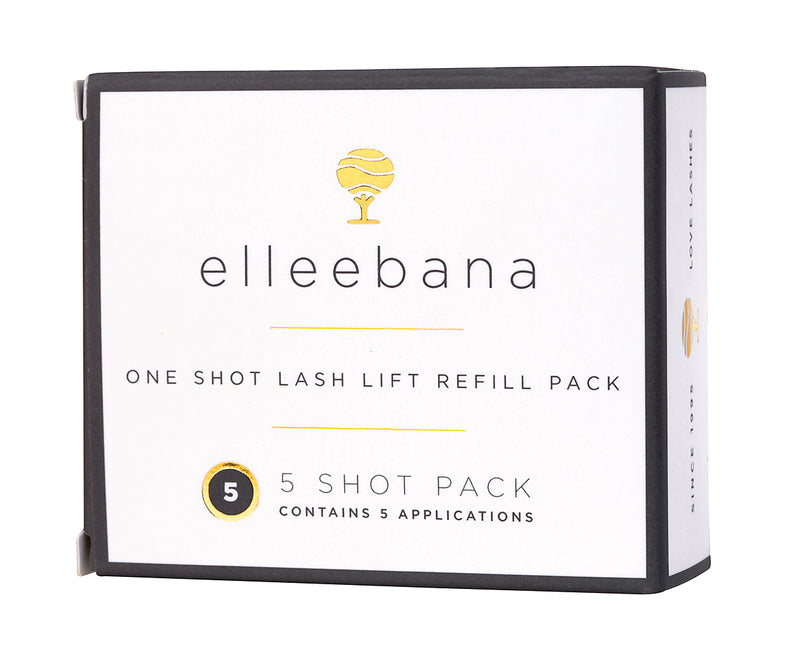 Elleebana One Shot Lash Lift Refill Pack. 5 Shot Pack. 
