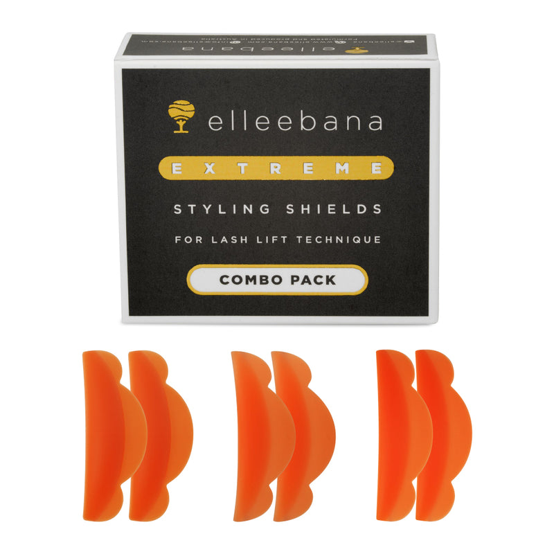 Elleebana Extreme Styling Shields For Lash Lift Technique. Combo Pack.
