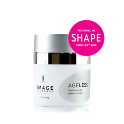 Ageless Total Overnight Retinol Masque by Image Skincare is Revolutionary science meets proven anti-aging benefits of retinol. This breakthrough treatment masque transforms skin’s appearance while you sleep.