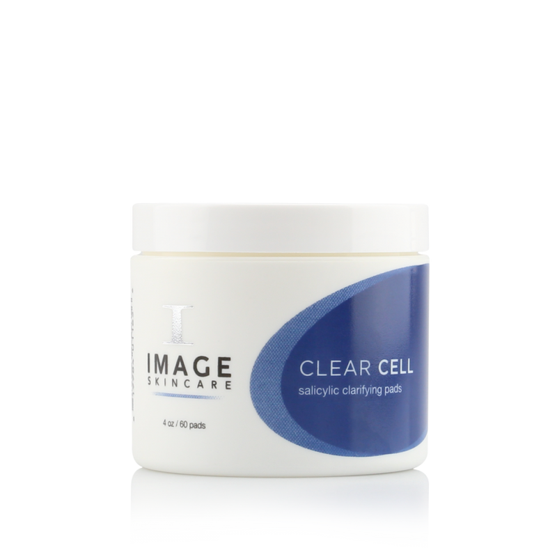 Clear Cell Salicylic Clarifying Pads by Image Skincare swipe away impurities and excess oil