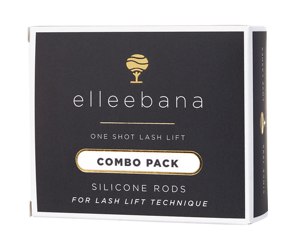 Elleebana One Shot Lash Lift Combo Pack. Silicone Rods for Lash Lifts.